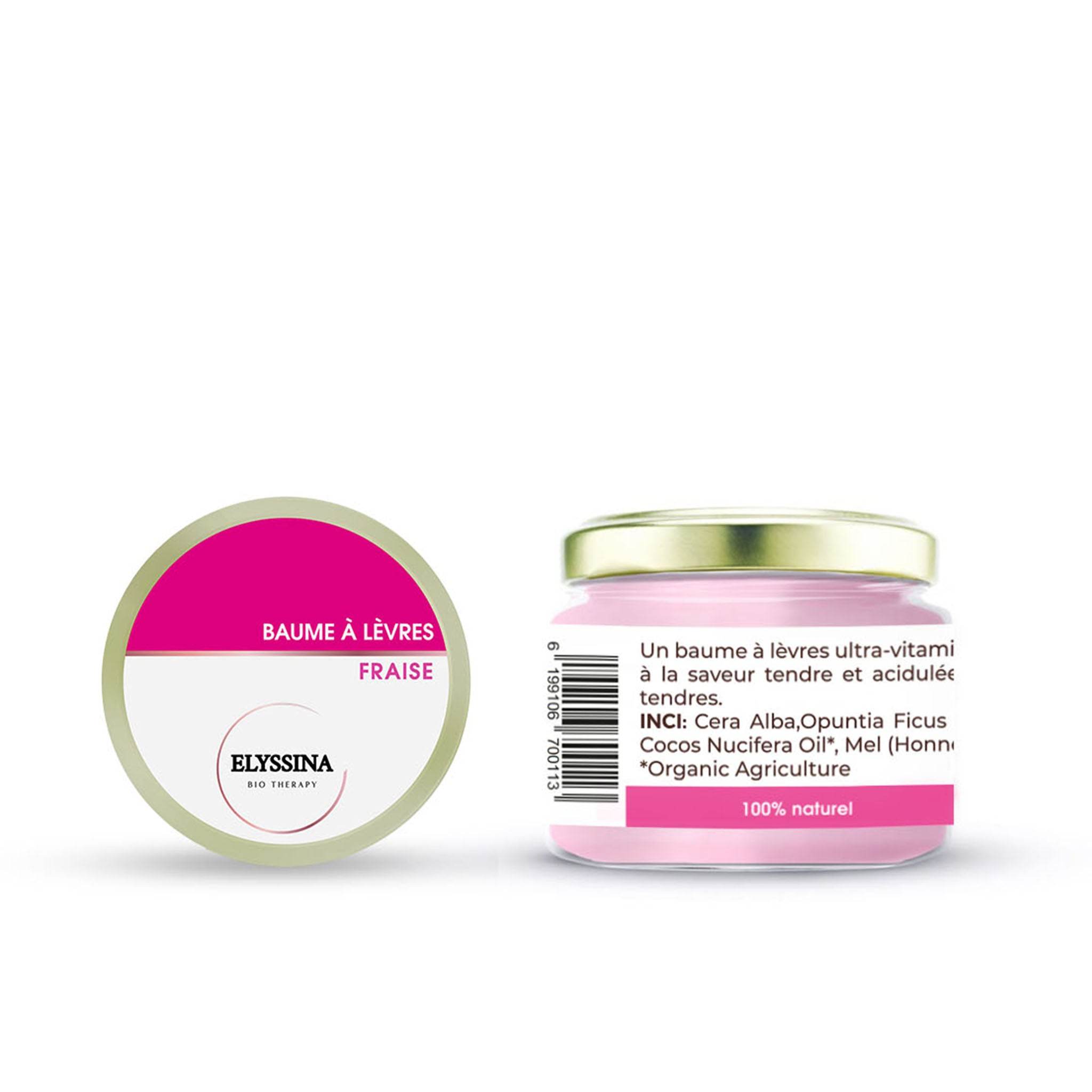 Baume à lèvres Fraise - Elyssina