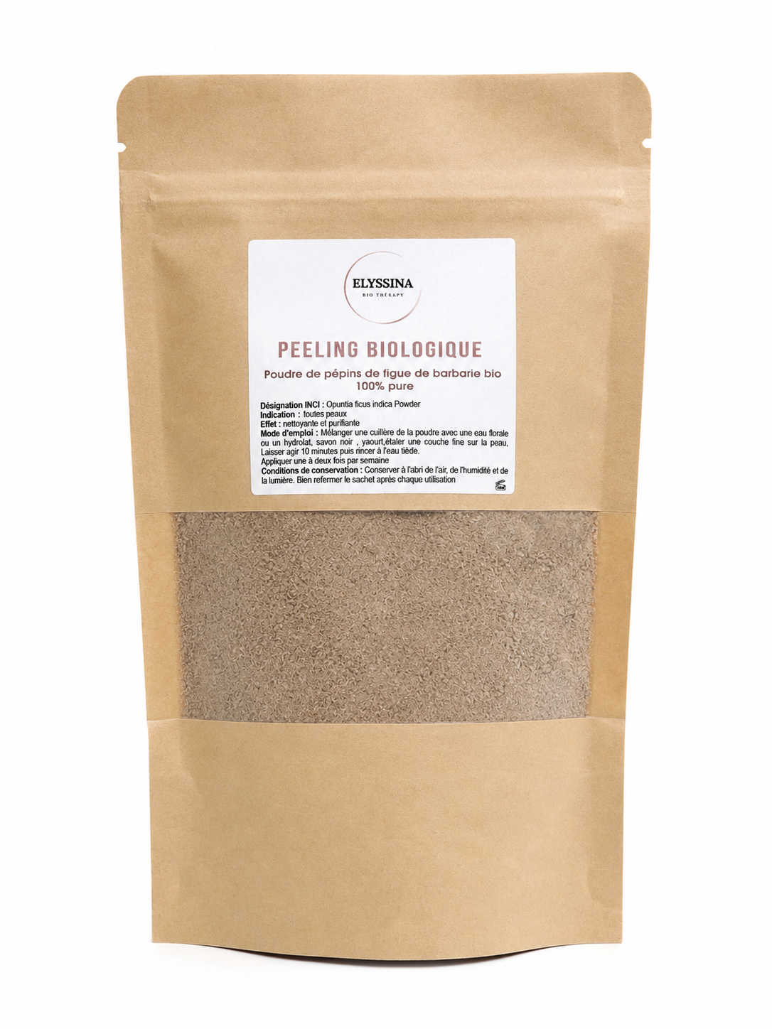 peeling poudre de pépins bio